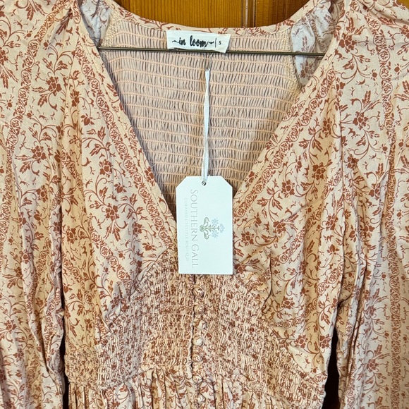 Floral Fall Maxi Dress NWT - Picture 3 of 4